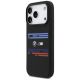 2. Etui BMW M Silicon Horizontal Line MagSafe na iPhone 17 Pro - czarne
