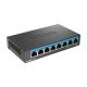8-portowy wielogigabitowy przełącznik biurkowy D-Link 2.5G - niezarządzany - L2 - 2.5G Ethernet (100/1000/2500)