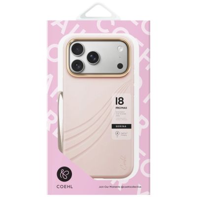 4. Etui UNIQ Coehl Serina Magnetic Charging na iPhone 18 Pro Max / 17 Pro Max - różowe