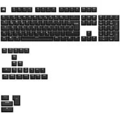 Zestaw klawiszy Glorious GPBT Basics, ISO Layout (DE), PBT, Dye-Sub - Classic Black