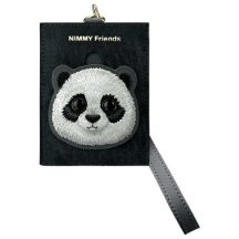 Portfel Nimmy Big Eyed Pet 2.0 Panda etui na karty - czarny