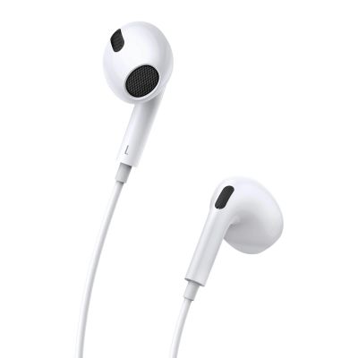 2. Baseus Encok H17 słuchawki przewodowe minijack 3.5mm biały (NGCR020002)