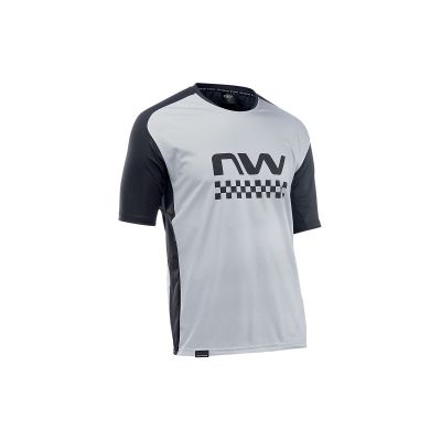 Koszulka rowerowa NORTHWAVE Edge Jersey Short Sleeve - szary/czarny