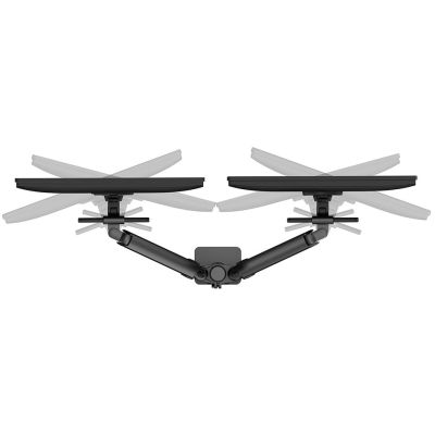 9. Neomounts DS65S-950BL2 uchwyt / stojak do monitorów 86,4 cm (34") Biurko Czarny