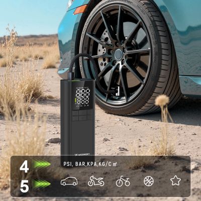 10. Kompresor Wozinsky WPEP-8000 pompka elektryczna powerbank 8000mAh latarka - czarny