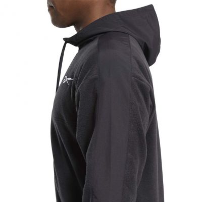 5. Bluza Reebok Workout Ready Fleece Full Zip Hoodie M FS8450