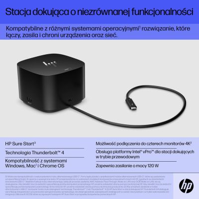 12. Stacja dokujaca HP Thunderbolt Dock G4 USB-C 120W