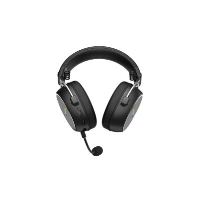 6. HATOR Hypergang 3 Wireless Zestaw słuchawkowy Bezprzewodowy Opaska na głowę Gaming USB Type-C / USB Type-A Bluetooth Czarny