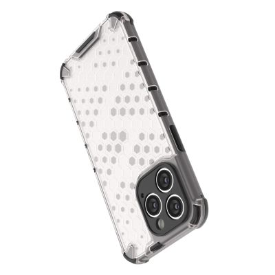 12. Honeycomb etui iPhone 14 Pro Max pancerny hybrydowy pokrowiec przezroczyste