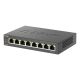 4. D-Link DGS-1008P/E łącza sieciowe Nie zarządzany L2 Obsługa PoE Czarny