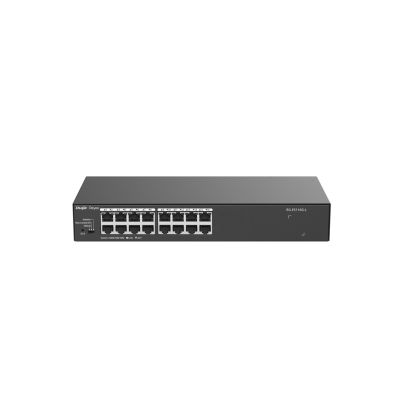 2. Ruijie Networks RG-ES116G-L przełącznik sieciowy Nie zarządzany L2 Gigabit Ethernet (10/100/1000) Czarny