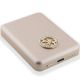 4. Powerbank indukcyjny Guess MagSafe 4G Strassed Metal Logo 15W 5000mAh - złoty