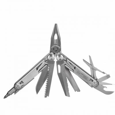 2. Multitool AZYMUT Giewon - 14 narzędzi + kabura do pasa (H2038)