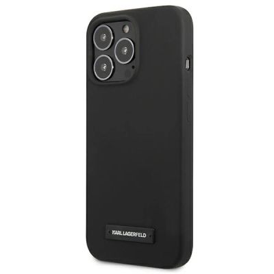 2. Etui Karl Lagerfeld Silicone Plaque na iPhone 13 Pro Max - czarne