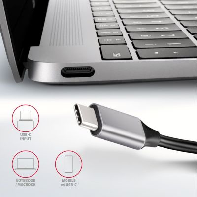 6. Axagon HMC-HCR3A 3x USB-A+ HDMI+ SD/microSD USB-C 3.2 Gen 1 hub 20cm Przewodowa USB 3.2 Gen 1 (3.1 Gen 1) Type-C Szary