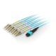 2. Kabel krosowy - MTP wielomodowy - LC Multi-Mode - 3.0m - Światłowód - 50/125 mikronów - OM4 - Akwamaryn