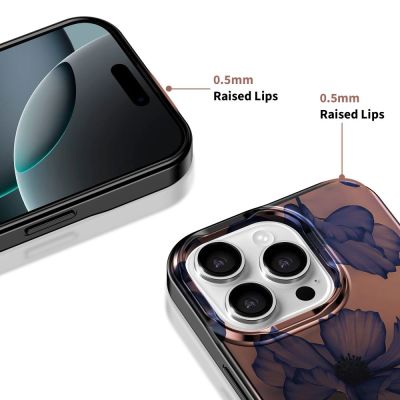 7. Etui Tech-Protect Lamano MagSafe na iPhone 16 Pro Max - brązowo-fioletowe
