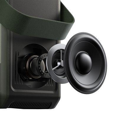 4. Powerbank Joyroom JR-PBF10 75000mAh 100W 3x USB-C 3x USB-A ze składaną latarką i rączką - zielony