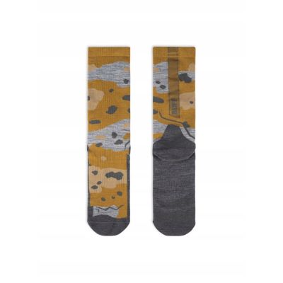 3. Skarpetki Buff MERINO LIGHTWEIGHT CREW SOCK LWC2 UMBER KHAKI L