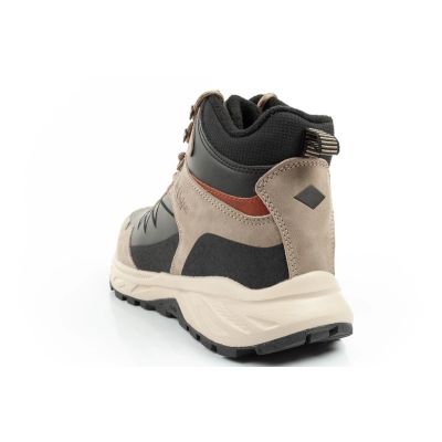 5. Lee Cooper buty sportowe męskie zimowe trekkingowe ocieplane za kostkę beżowe czarne
