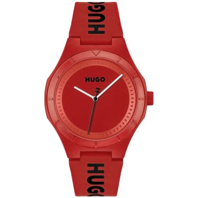 Zegarek Męski HUGO Lit For Him Red 1530346 + BOX