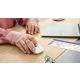 10. Logitech Mobi Mouse - Ultraportable wireless mouse, Off-white