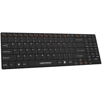 5. Zestaw klawiatura + mysz Esperanza EK122K (USB 2.0; (US); kolor czarny; laserowa)