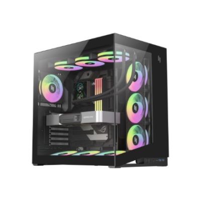 16. GameMax NEX C56 BK zabezpieczenia & uchwyty komputerów Midi Tower Czarny