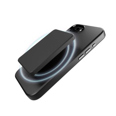 4. Etui silikonowe Puro Icon Mag Pro MagSafe do iPhone 16e/17e - czarne