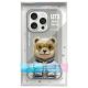 12. Etui Nimmy Cool&Cute 2.0 Bear na iPhone 15 Pro - szare