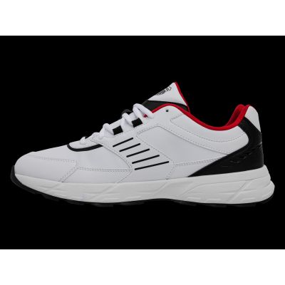 5. Sneakersy K-swiss FARIO LTH WHITE/BLACK/MARS RED-M (04778-122-M)