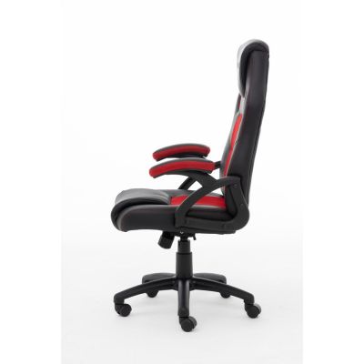 7. Raptor Gaming 437764 fotel do gry Fotel dla gracza Obite siedzisko Czarny, Czerwony