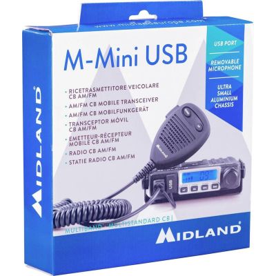 3. Radio CB Midland M-Mini AM/FM multi USB