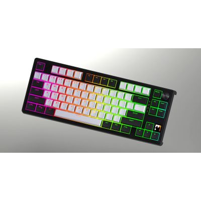 20. HATOR Skyfall 65 MAG ULTIMA 8K wireless klawiatura Gaming USB + RF Wireless + Bluetooth QWERTY US English Czarny, Biały
