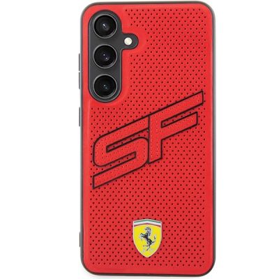 3. Etui Ferrari Big SF Perforated na Samsung Galaxy S24 - czerwone