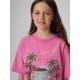 3. T-shirt bawełniany dziewczęcy 4F 4FJRSS26TTSHF3981-54S