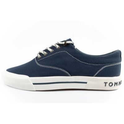 11. Tommy Hilfiger buty sportowe męskie trampki modne wygodne granatowe