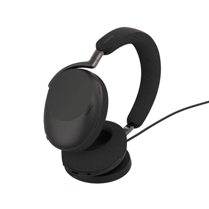 2. Jabra Evolve3 85 Zestaw słuchawkowy Przewodowy i Bezprzewodowy Opaska na głowę Połączenia/muzyka USB Typu-A Bluetooth Czarny