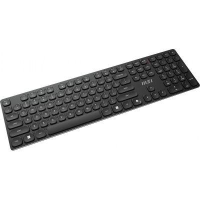 36. Zestaw klawiatura + mysz MSI Forge K210 Wireless Mouse and Keyboard Combo bezprzewodowe czarne