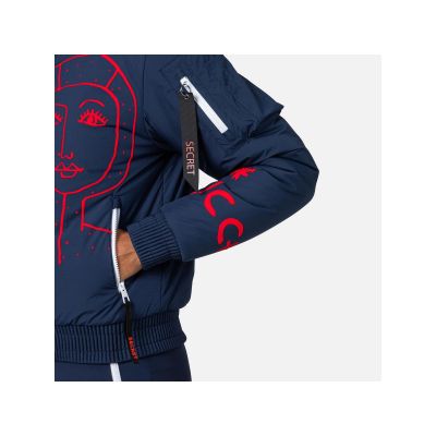 11. Kurtka Rossignol W Yety Fleecy Bomber Jkt niebieski