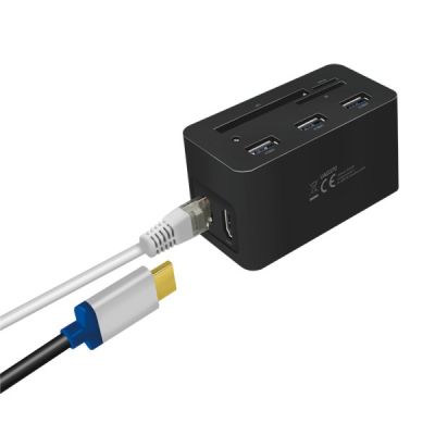 3. Logilink Stacja dokująca USB 3.2 (G1) HDMI, 10-portowa, PD4