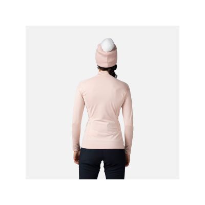 4. Bluza Rossignol W Classique 1/2 Zip różowy
