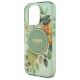 5. Etui Guess IML Flower & Tonal Circle MagSafe na iPhone 16 Pro Max - zielone