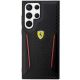 3. Etui Ferrari Carbon Contrast Edges na Samsung Galaxy S23 Ultra - czarny