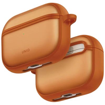 4. Etui UNIQ Veren na AirPods Pro 3 - pomarańczowe