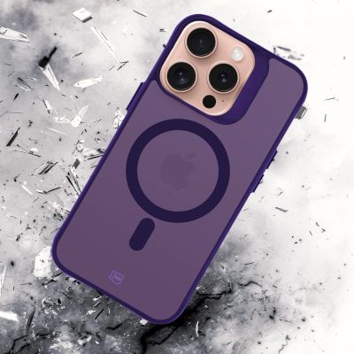 25. Etui 3mk Smoke MagCase na iPhone 16 Pro Max - fioletowe-półprzezroczyste