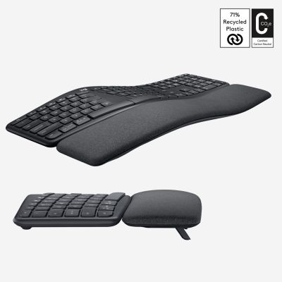 4. Klawiatura Logitech ERGO K860 - GRAPHITE Wireless