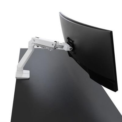 3. Ergotron HX Desk Monitor Arm Biały - uchwyt biurkowy do monitora