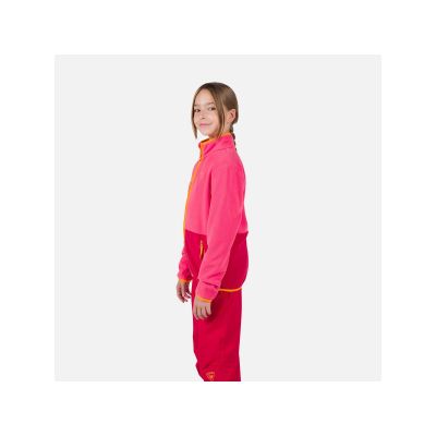 5. Bluza Rossignol Jr Strawpile Fleece Fz różowy
