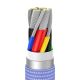7. Kabel Baseus CAJY000705 USB-C - USB-C PD QC 100W 5A 480Mb/s 2m - fioletowy